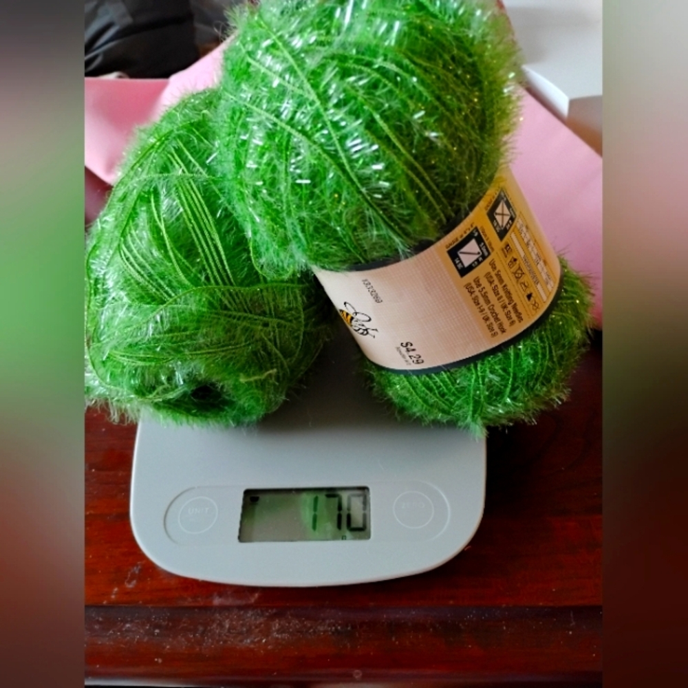 Green Yarn Skeins